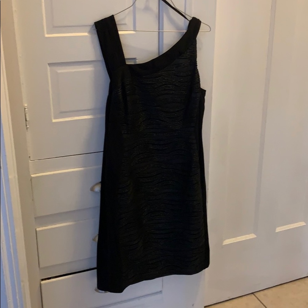 Black cocktail dress, size 16